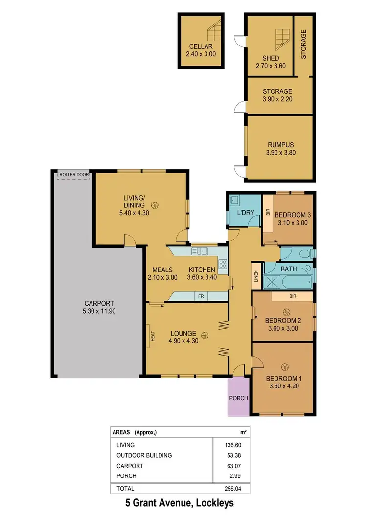 Floorplan of Homely house listing, 5 Grant Avenue, Lockleys SA 5032