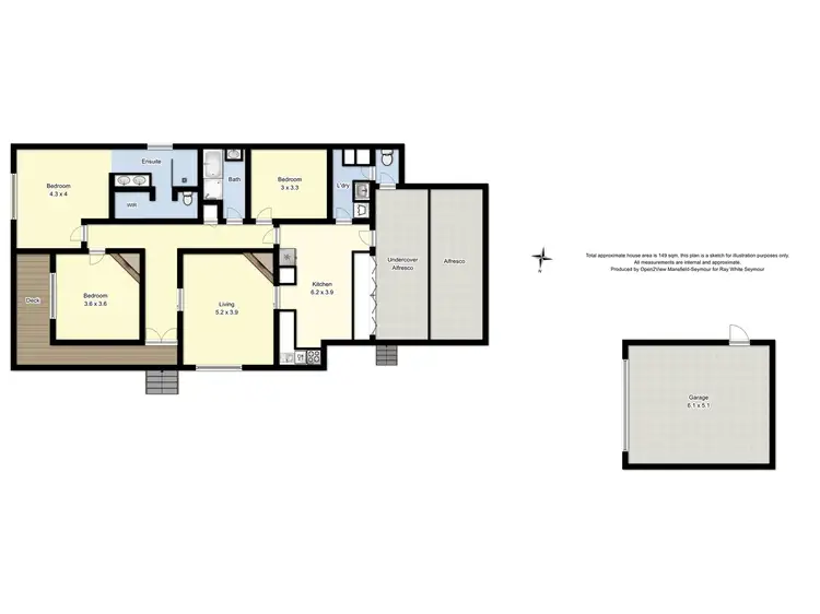 Floorplan of Homely house listing, 34 Goulburn Street, Seymour VIC 3660