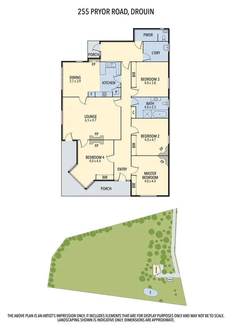Floorplan of Homely rural property listing, 255 Pryor Road, Drouin VIC 3818