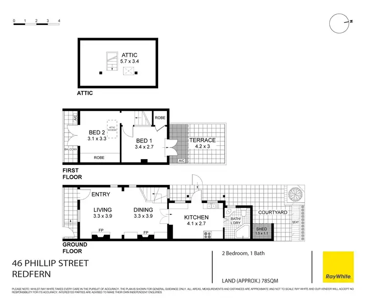 Floorplan of Homely house listing, 46 Phillip Street, Redfern NSW 2016