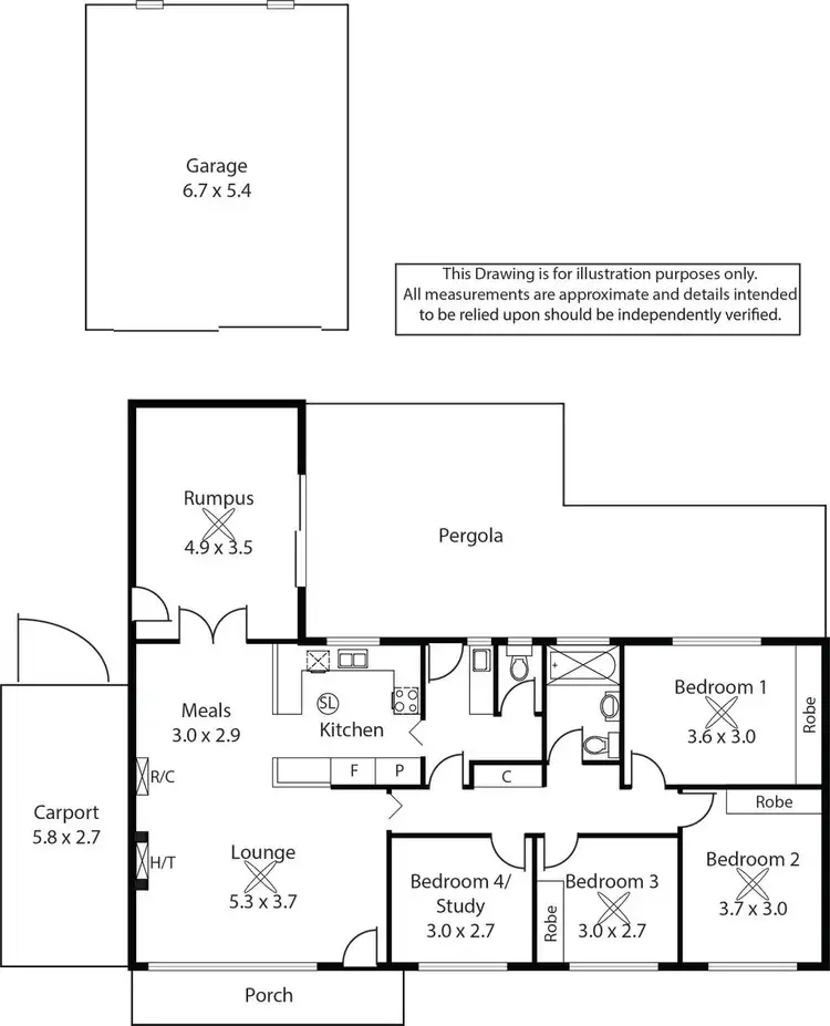 Floorplan of Homely house listing, 33 Northern Avenue, West Beach SA 5024