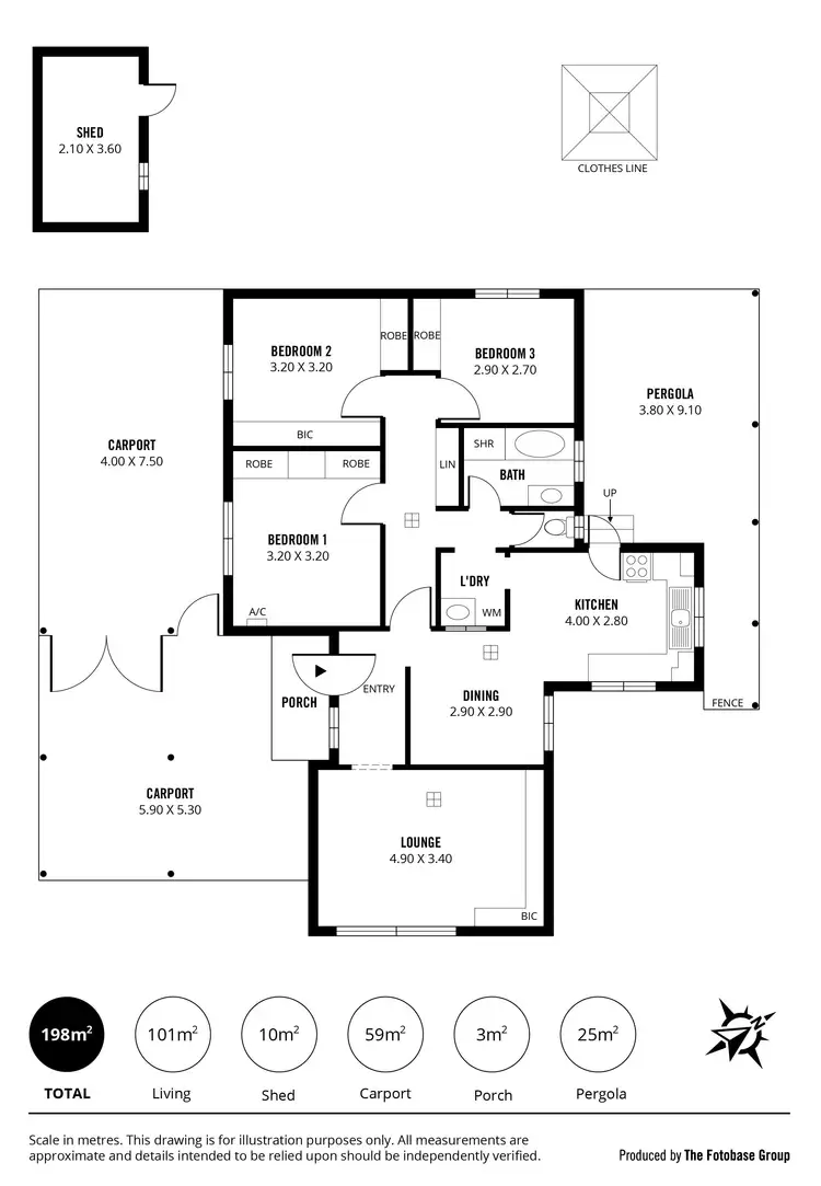 Floorplan of Homely house listing, 18 Stanley Way, Gilles Plains SA 5086
