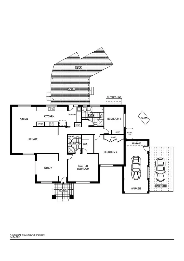 Floorplan of Homely house listing, 6 Bingara Place, Fisher ACT 2611