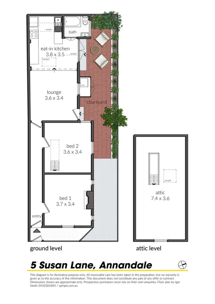 Floorplan of Homely house listing, 5 Susan Lane, Annandale NSW 2038