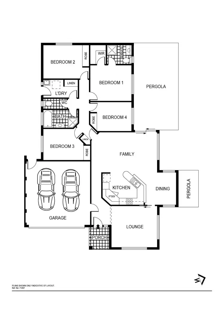 Floorplan of Homely house listing, 12 Auburn Street, Amaroo ACT 2914