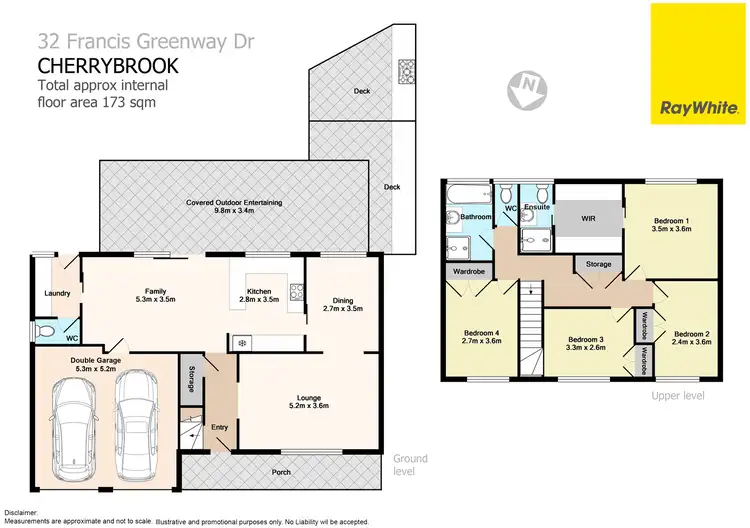 Floorplan of Homely house listing, 32 Francis Greenway Drive, Cherrybrook NSW 2126
