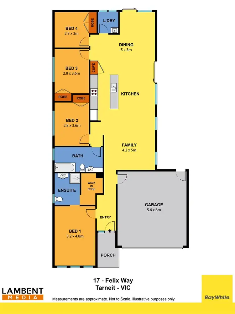 Floorplan of Homely house listing, 17 Felix Way, Tarneit VIC 3029