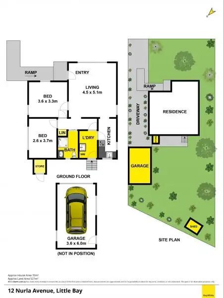 Floorplan of Homely house listing, 12 Nurla Avenue, Little Bay NSW 2036