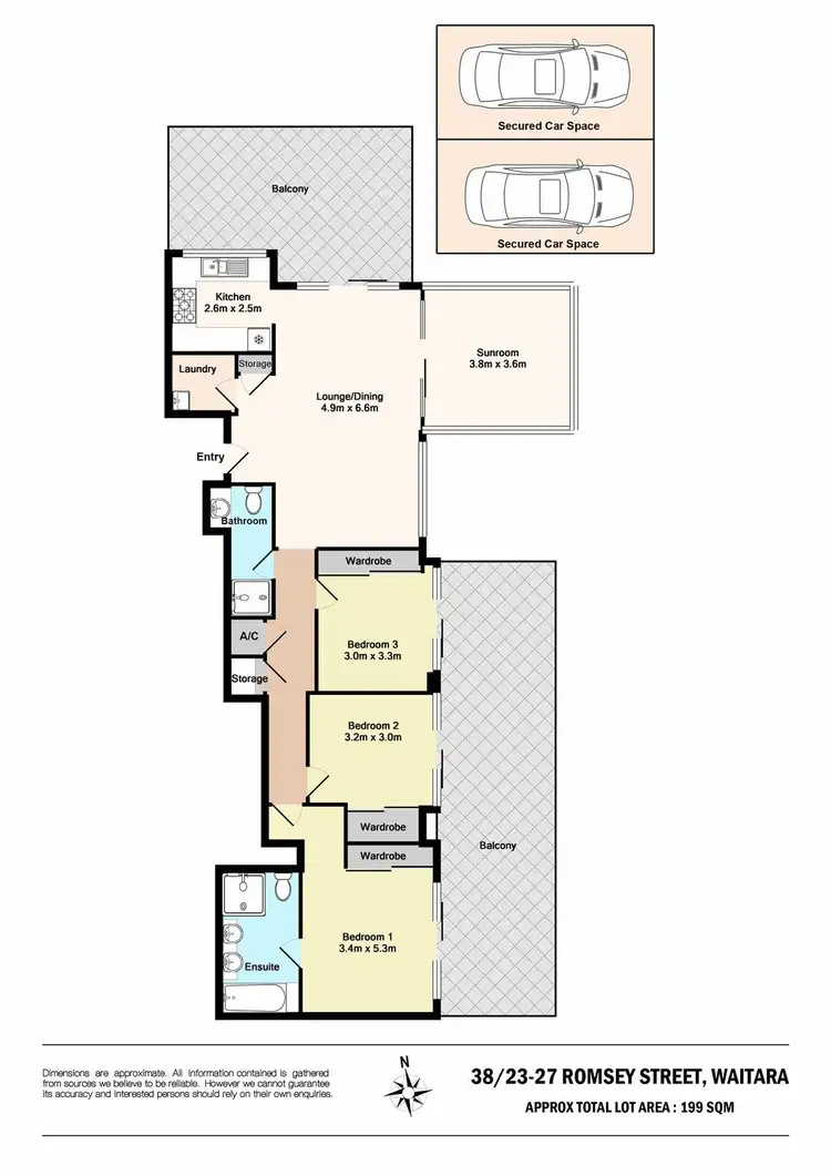 Floorplan of Homely apartment listing, 38/23-27 Romsey Street, Waitara NSW 2077