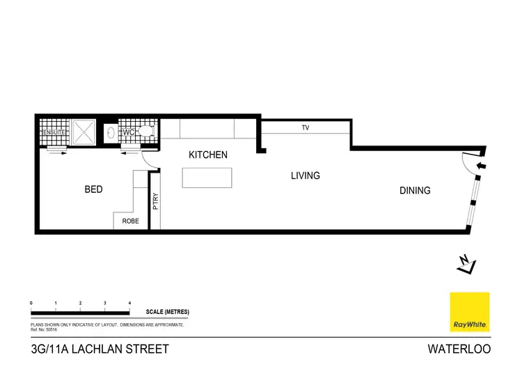 Floorplan of Homely apartment listing, 11A Lachlan Street, Waterloo NSW 2017