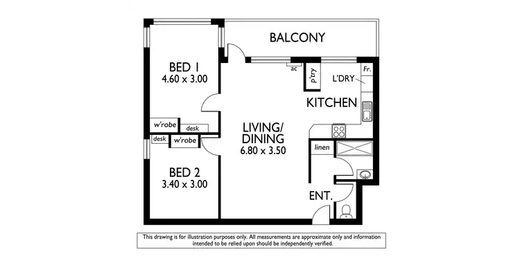 Floorplan of Homely unit listing, 29/197-201 Anzac Highway, Plympton SA 5038
