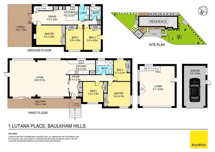Floorplan of Homely house listing, 1 Lutana Place, Baulkham Hills NSW 2153