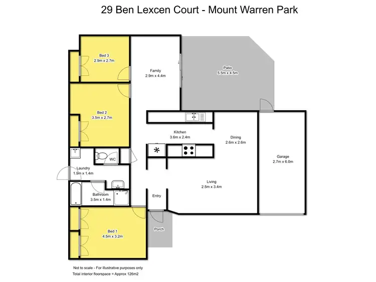 Floorplan of Homely house listing, 29 Ben Lexcen Court, Mount Warren Park QLD 4207