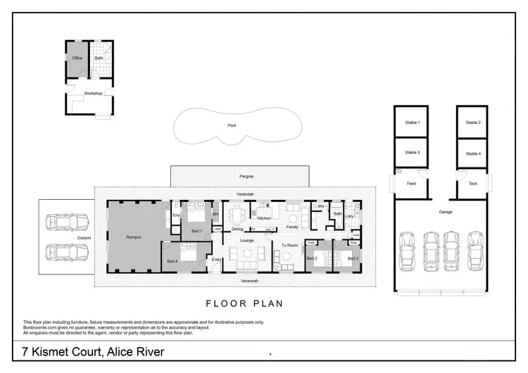 Floorplan of Homely house listing, 7 Kismet Court, Alice River QLD 4817