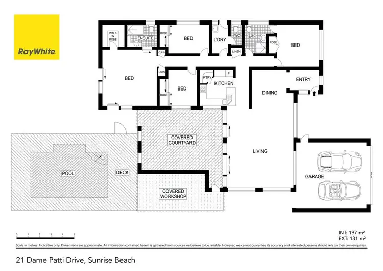 Floorplan of Homely house listing, 21 Dame Patti Drive, Sunrise Beach QLD 4567