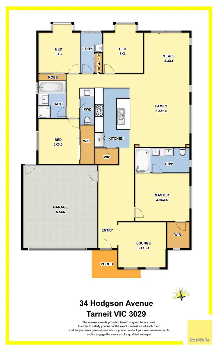 Floorplan of Homely house listing, 34 Hodgson Avenue, Tarneit VIC 3029
