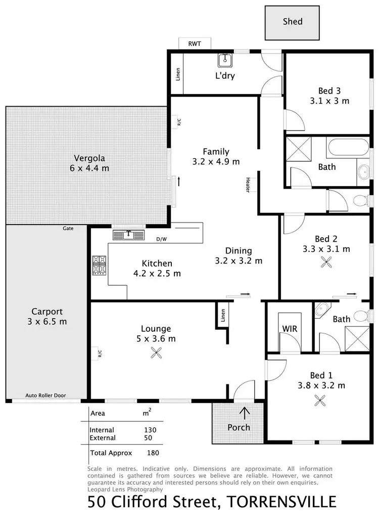 Floorplan of Homely house listing, 50 Clifford Street, Torrensville SA 5031