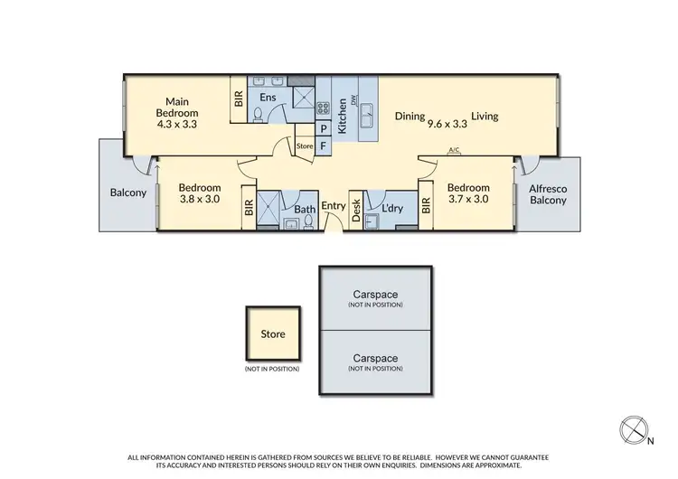Floorplan of Homely apartment listing, 211/160 Williamsons Road, Doncaster VIC 3108