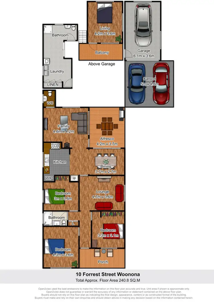 Floorplan of Homely house listing, 10 Forrest Street, Woonona NSW 2517