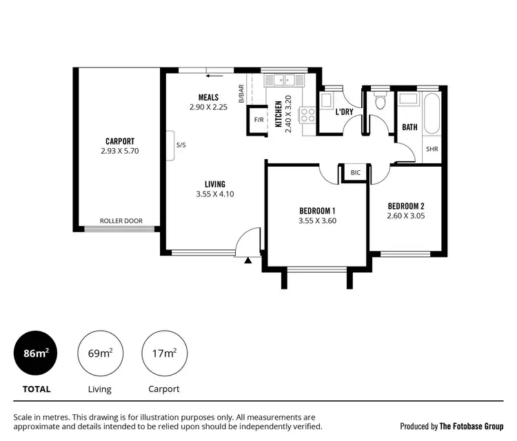Floorplan of Homely house listing, 5/2a Karu Crescent, Mitchell Park SA 5043