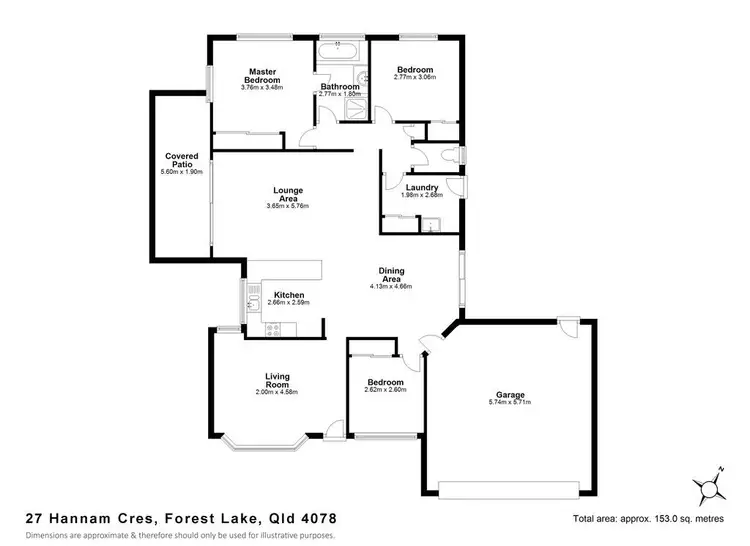 Floorplan of Homely house listing, 27 Hannam Crescent, Forest Lake QLD 4078
