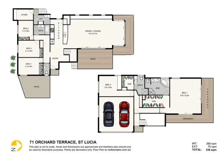 Floorplan of Homely house listing, 71 Orchard Terrace, St Lucia QLD 4067