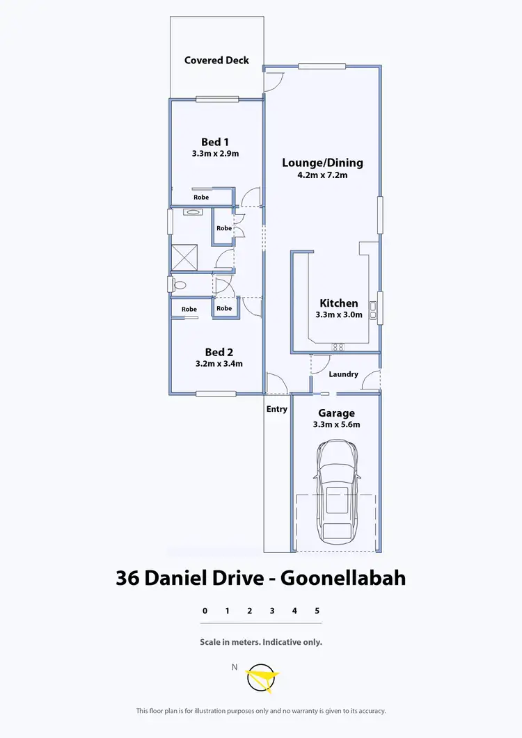 Floorplan of Homely other listing, 2/36 Daniel Drive, Goonellabah NSW 2480