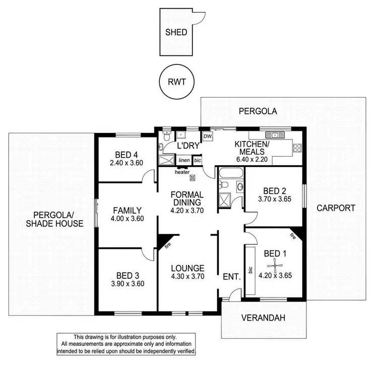 Floorplan of Homely house listing, 3 Colin Street, Camden Park SA 5038