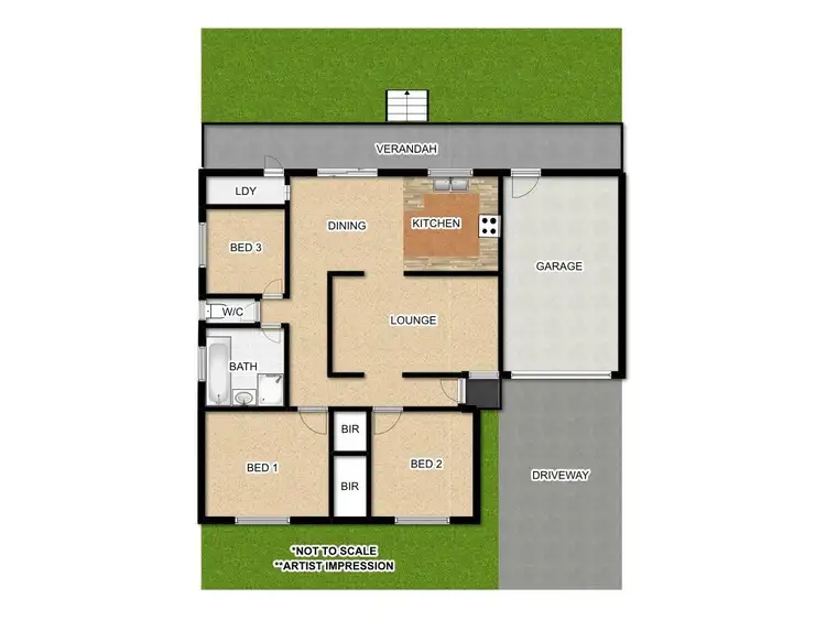 Floorplan of Homely house listing, 19 Hargreaves Crescent, Young NSW 2594