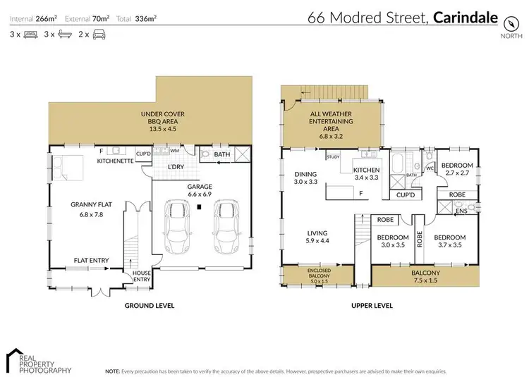 Floorplan of Homely house listing, 66 Modred Street, Carindale QLD 4152