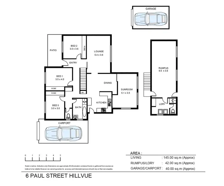Floorplan of Homely house listing, 6 Paul Street, Tamworth NSW 2340