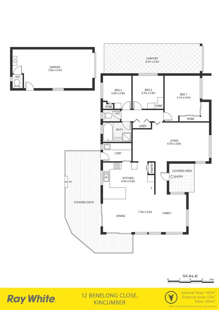 Floorplan of Homely house listing, 12 Benelong Close, Kincumber NSW 2251