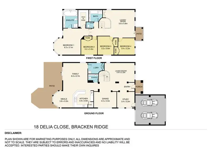 Floorplan of Homely house listing, 18 Delia Close, Bracken Ridge QLD 4017