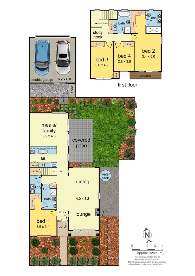 Floorplan of Homely house listing, 12 Rathdowne Way, Mulgrave VIC 3170