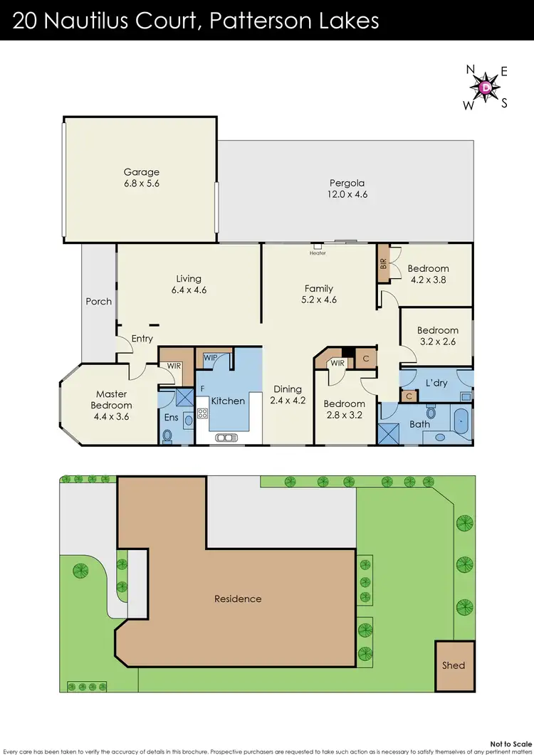 Floorplan of Homely house listing, 20 Nautilus Court, Patterson Lakes VIC 3197