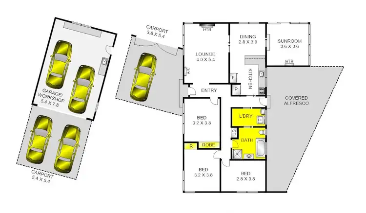 Floorplan of Homely house listing, 9 Saintfield Street, Lara VIC 3212