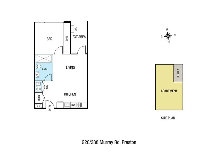 Floorplan of Homely apartment listing, G28/388 Murray Road, Preston VIC 3072