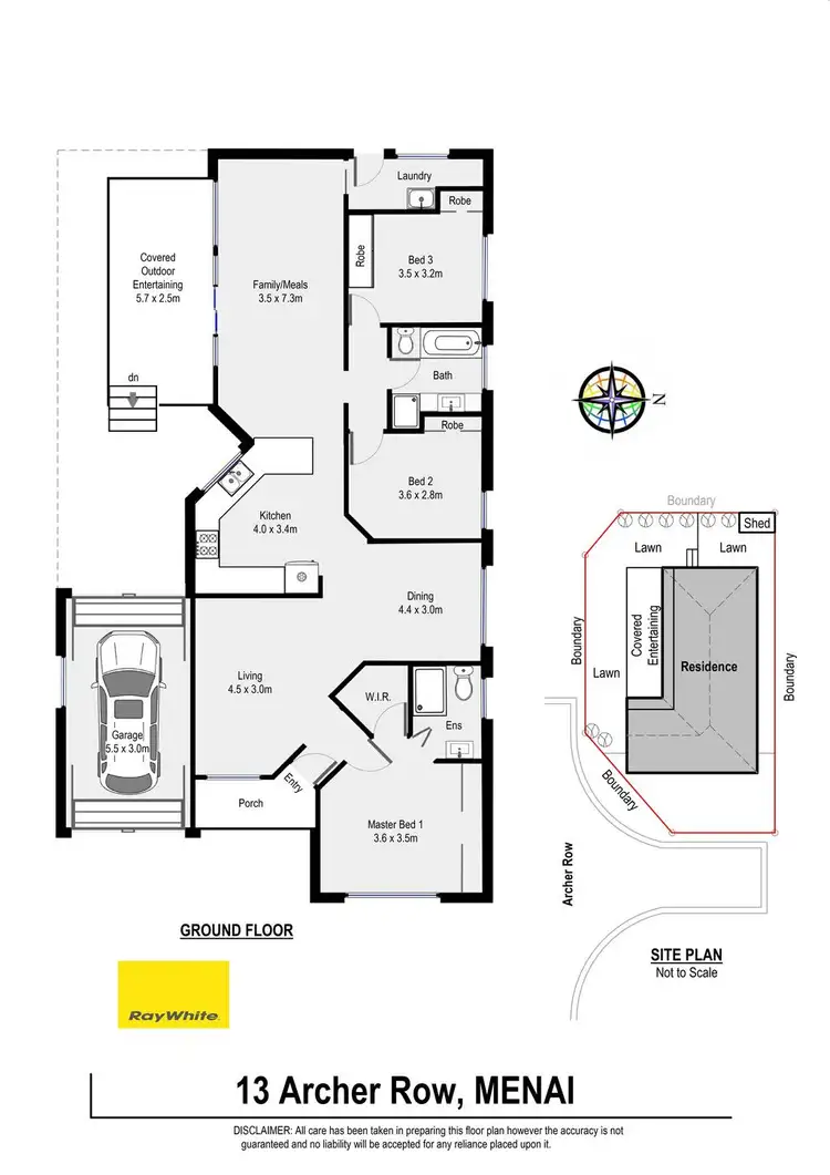Floorplan of Homely house listing, 13 Archer Row, Menai NSW 2234