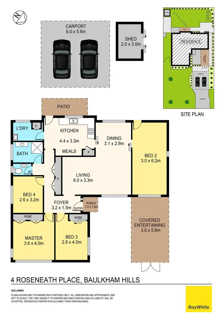 Floorplan of Homely house listing, 4 Roseneath Place, Baulkham Hills NSW 2153