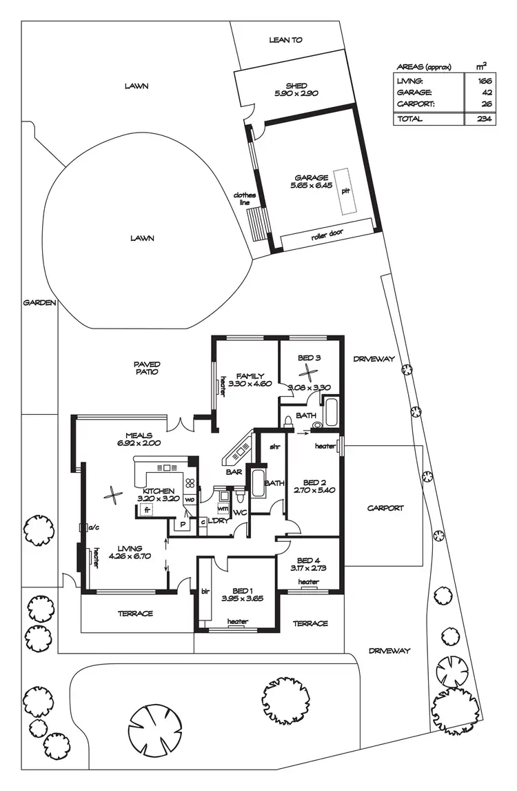 Floorplan of Homely house listing, 5 Stoneybrook Drive, Paradise SA 5075