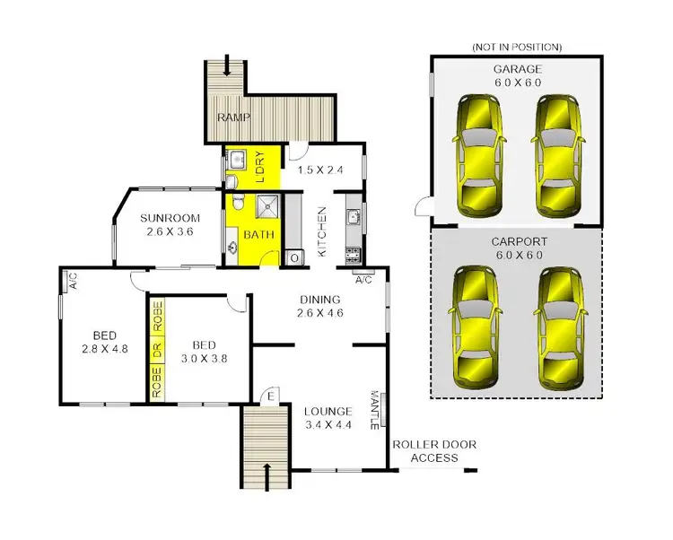 Floorplan of Homely house listing, 3 Spruhan Avenue, Norlane VIC 3214