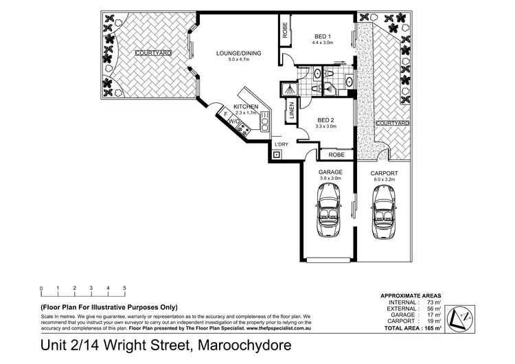 Floorplan of Homely unit listing, 2/14 Wright Street, Maroochydore QLD 4558