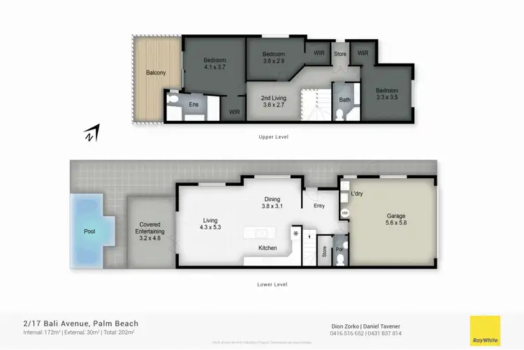 Floorplan of Homely other listing, 2/17 Bali Avenue, Palm Beach QLD 4221