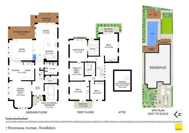 Floorplan of Homely house listing, 7 Weeroona Avenue, Woollahra NSW 2025