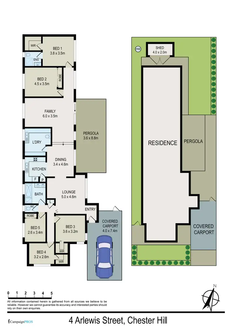Floorplan of Homely house listing, 4 Arlewis Street, Chester Hill NSW 2162