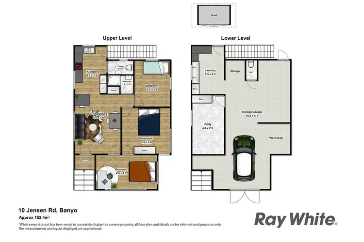 Floorplan of Homely house listing, 10 Jensen Road, Banyo QLD 4014