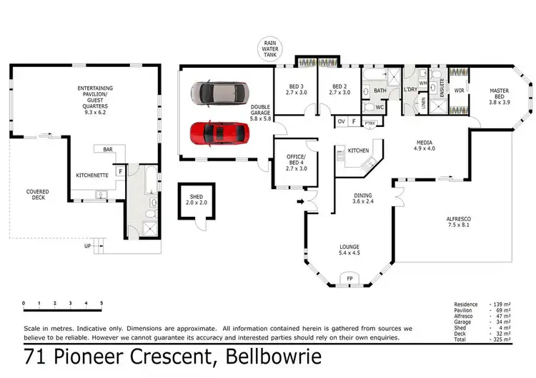 Floorplan of Homely house listing, 71 Pioneer Crescent, Bellbowrie QLD 4070