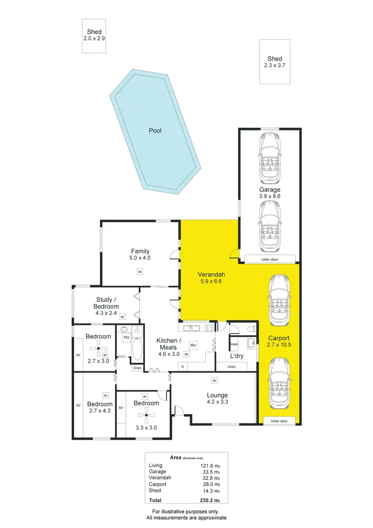Floorplan of Homely house listing, 18 Baker Avenue, Morphettville SA 5043