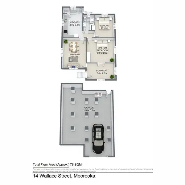 Floorplan of Homely house listing, 14 Wallace Street, Moorooka QLD 4105