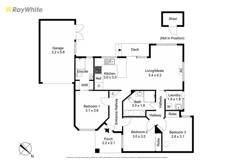 Floorplan of Homely townhouse listing, 2/16 Alsace Street, Dandenong VIC 3175